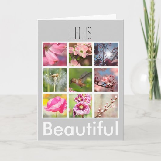 Erstellen Sie Ihre eigene FotoCollage Karte (Vorderseite)