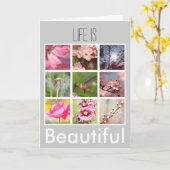 Erstellen Sie Ihre eigene FotoCollage Karte (Gelbe Blume)