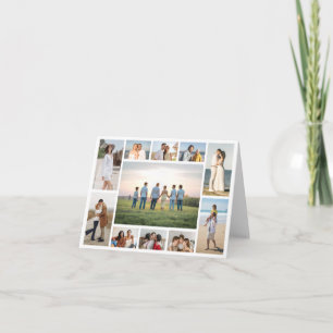 Erstellen Sie Ihre eigene Fotocollage mit 11 Fotos Karte