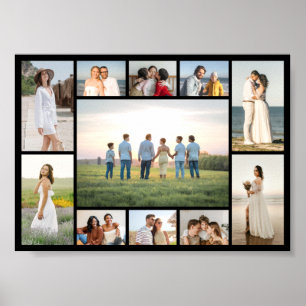Erstellen Sie Ihre eigene Fotocollage mit 11 Fotos Poster