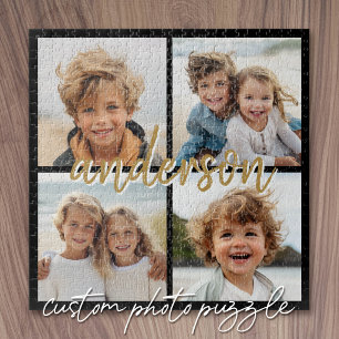 Erstellen Sie Ihre eigene Fotocollage mit 4 Fotos  Puzzle