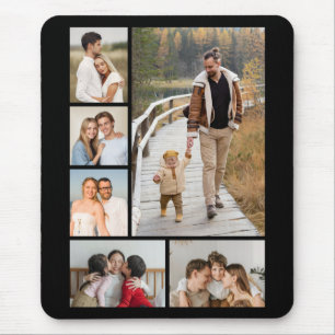 Erstellen Sie Ihre eigene Fotocollage mit 6 Fotos Mousepad