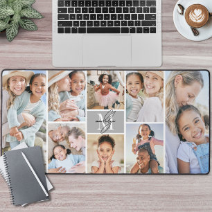 Erstellen Sie Ihre eigene Fotocollage mit 8 Fotos Schreibtischunterlage