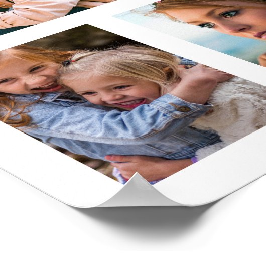 Erstellen Sie Ihre eigene FotoCollage Poster (Ecke)