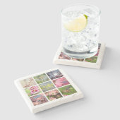 Erstellen Sie Ihre eigene FotoCollage Steinuntersetzer (Seitenansicht)