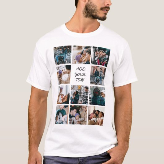 Erstellen Sie Ihre eigene FotoCollage T-Shirt (Vorderseite)