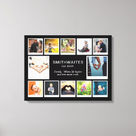 Erstellen Sie Ihre eigene FotoCollage Template Typ Leinwanddruck