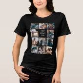 Erstellen Sie Ihre eigene FotoCollage Tri-Blend Shirt (Vorderseite)
