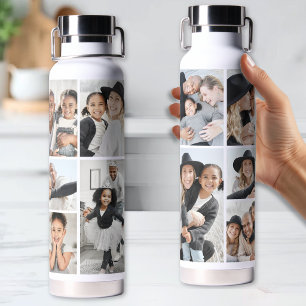 Erstellen Sie Ihre eigene Fotocollage Trinkflasche