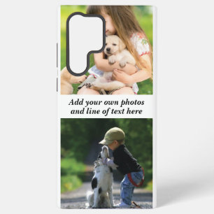 Erstellen Sie Ihre eigene Fotocollage und Text Samsung Galaxy Hülle