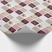 Erstellen Sie Ihre eigene Fotocollage Weihnachten Geschenkpapier (Ecke)