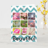 Erstellen Sie Ihre eigene FotoCollage Zickzack Karte (Gelbe Blume)