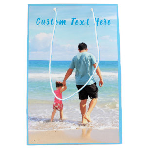 Erstellen Sie Ihre eigene Fotogeschenktasche mit p Mittlere Geschenktüte