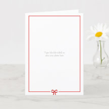 Erstellen Sie Ihre eigene Fotokarte - Red Border B