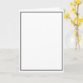 Erstellen Sie Ihre eigene Fotokarte schwarz Grenze Karte (Gelbe Blume)