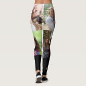 Erstellen Sie Ihre eigene Fotokollektion 4 Fotos Leggings (Rückseite)
