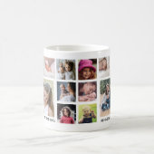 Erstellen Sie Ihre eigene Fotokollektion für 18 Fa Kaffeetasse (Mittel)