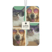 Erstellen Sie Ihre eigene Fotokollektion für 4 Hau Autolufterfrischer (Rückseite)