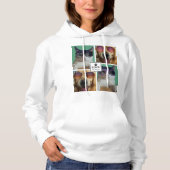 Erstellen Sie Ihre eigene Fotokollektion für 4 Hau Hoodie (Vorderseite)