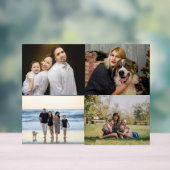 Erstellen Sie Ihre eigene Fotokollektion mit vier Acrylschild (Neutral)