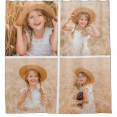 Erstellen Sie Ihre eigene Fotokollektion mit vier Duschvorhang (Vorderseite)