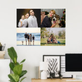 Erstellen Sie Ihre eigene Fotokollektion mit vier  Poster (Heimbüro)