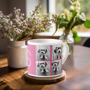 Erstellen Sie Ihre eigene Fotomaterial-Collage für Espressotasse