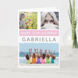 Erstellen Sie Ihre eigene Fotomaterial jedes Alter Karte