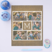 Erstellen Sie Ihre eigene Fotomaterial - Monogramm Flyer (Einzeln)