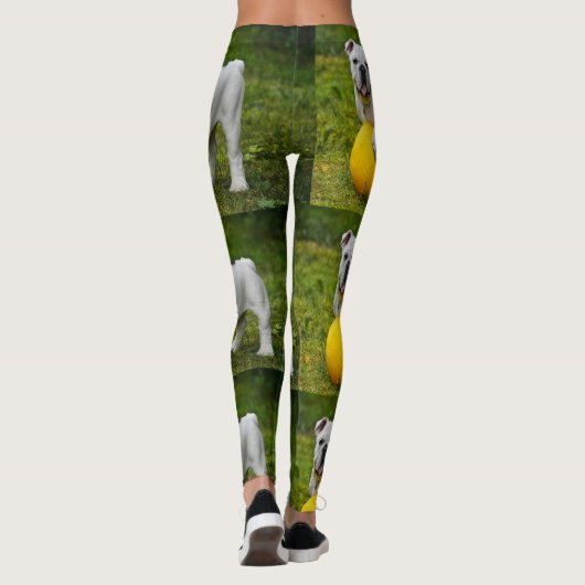 Erstellen Sie Ihre eigene Fotosammlung 6 Fotos Leggings (Rückseite)