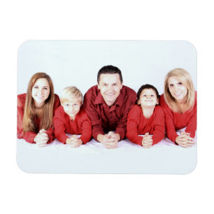 Erstellen Sie Ihre eigene Fotovorlage für Ihre Fam Magnet
