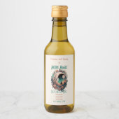 Erstellen Sie Ihre eigene Friedliche Boho Crescent Weinetikett (Vorderseite)