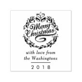 Erstellen Sie Ihre eigene frohe Weihnachts-Custom- Permastempel (Design)