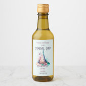 Erstellen Sie Ihre eigene Frühjahrsrähne Hexenhut- Weinetikett (Vorderseite)