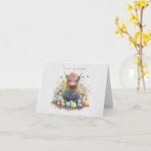 Erstellen Sie Ihre eigene Frühlingssäule & Wildblu Karte (Gelbe Blume)