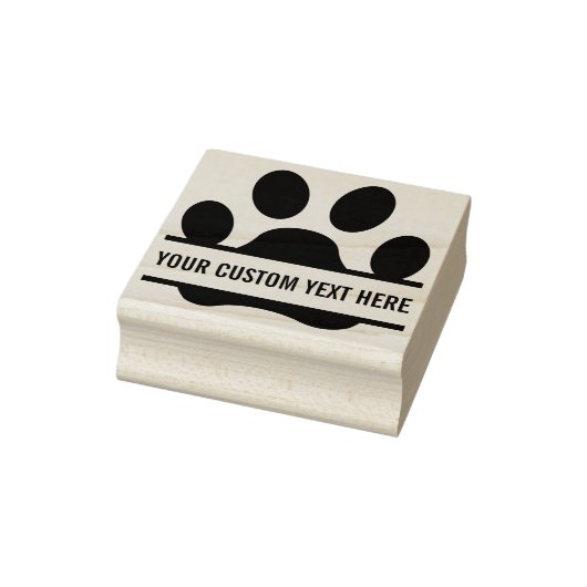 Erstellen Sie Ihre eigene Funny Paw Print Gummistempel (Stempel)