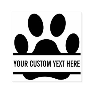 Erstellen Sie Ihre eigene Funny Paw Print Permastempel