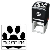 Erstellen Sie Ihre eigene Funny Paw Print Rubber B Permastempel (Beispiel)