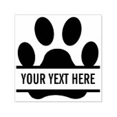 Erstellen Sie Ihre eigene Funny Paw Print Rubber B Permastempel (Design)