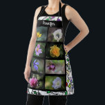 Erstellen Sie Ihre eigene Gartengarten-Blume Foto  Schürze<br><div class="desc">Erstellen Sie Ihre eigenen Garten-Blume Foto Collage,  schwarze Schürze Sie können sie personalisieren und fügen Sie Ihre schönsten Fotos und Namen. Schöne Gartenanlage & floristische Schürze,  beste Schürze für jeden Gärtnerfreund.</div>