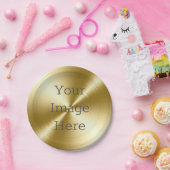 Erstellen Sie Ihre eigene gebürstete Radial 14k Go Pappteller (Party)