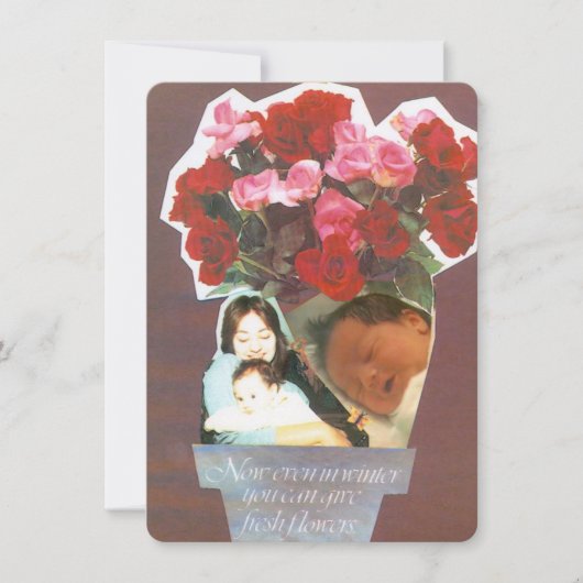 Erstellen Sie Ihre eigene Geburtserklärung Ankündigung (Vorderseite)