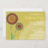 Erstellen Sie Ihre eigene Geburtstagsfeier Einladung (Vorderseite)