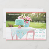 Erstellen Sie Ihre eigene Geburtstagsfeier Einladung (Vorderseite)