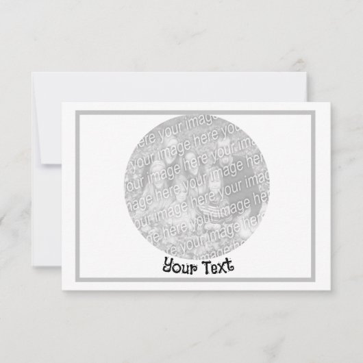 Erstellen Sie Ihre eigene Geburtstagskarte Dankeskarte (Vorderseite)