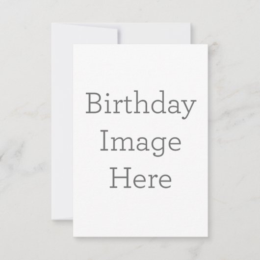 8.89 cm x 12.7 cm Flache Dankeskarte (Vorderseite)