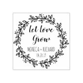 Erstellen Sie Ihre eigene Gelassen Liebe Grow Typo Gummistempel (Prägung)