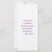 Erstellen Sie Ihre eigene gemalte Crocus Lesezeich (Rückseite)