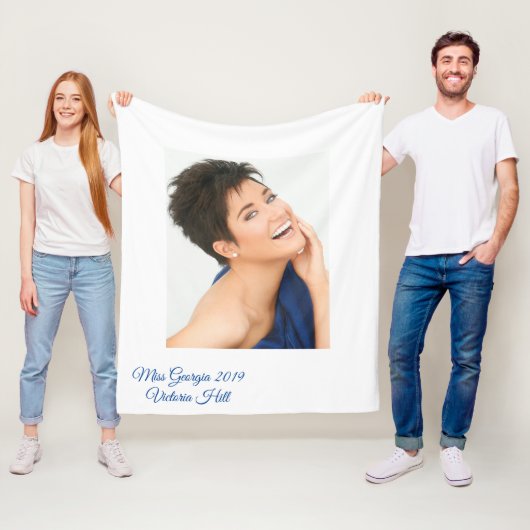 Erstellen Sie Ihre eigene - gemütliche Decke! Perf Fleecedecke (Beispiel)