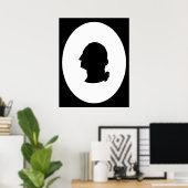 Erstellen Sie Ihre eigene George Washington Silhou Poster (Heimbüro)